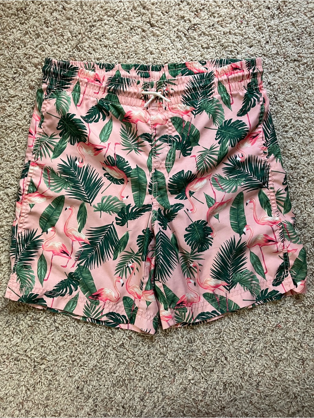 Old Navy Pink Flamingo Swim Trunks